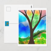 Der Baum Postkarte (Vorne/Hinten)