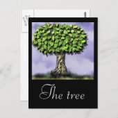 Der Baum Postkarte (Vorne/Hinten)