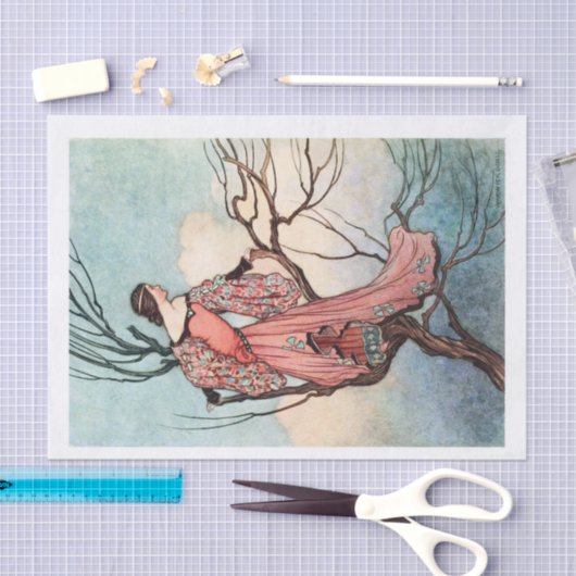 Der Baum Seidenpapier (Handwerk)