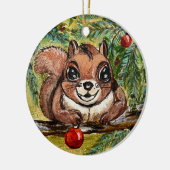 Der Baum sieht toll aus! Keramik Ornament (Links)