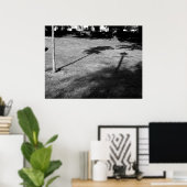 Der Baum und der Lamppost waren Freunde Poster (Heimbüro)