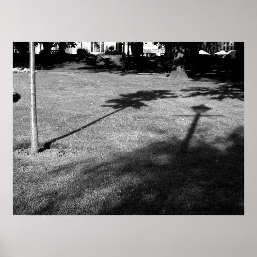 Der Baum und der Lamppost waren Freunde Poster (Vorne)