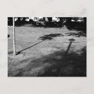 Der Baum und der Lamppost waren Freunde Postkarte