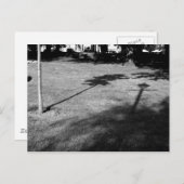 Der Baum und der Lamppost waren Freunde Postkarte (Vorne/Hinten)