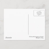 Der Baum und der Lamppost waren Freunde Postkarte (Rückseite)