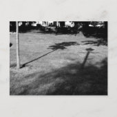 Der Baum und der Lamppost waren Freunde Postkarte (Vorderseite)