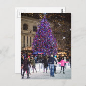 Der Baum und die Skater Postkarte (Vorne/Hinten)