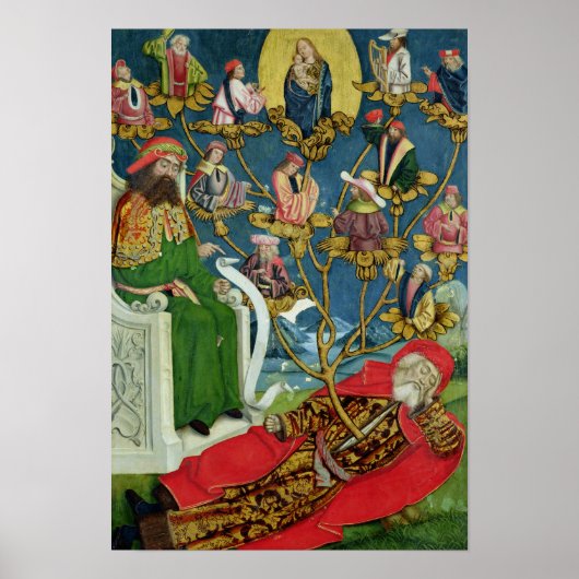 Der Baum von Jesse, aus dem Dom Altar, 1499 Poster (Vorne)