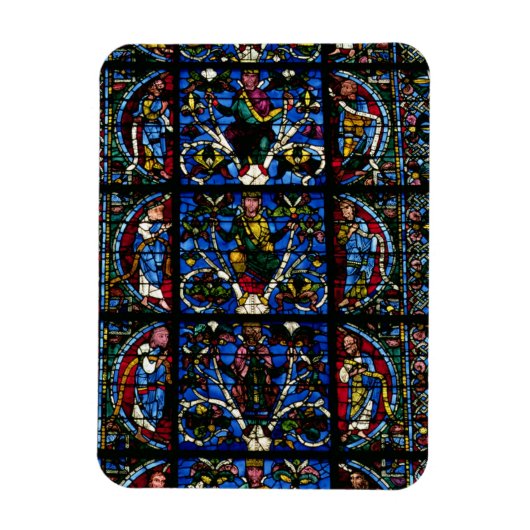 Der Baum von Jesse, ein Lancet-Fenster in der West Magnet (Vertikal)