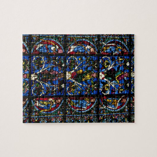 Der Baum von Jesse, Lanzettenfenster im Westfacad Puzzle (Horizontal)