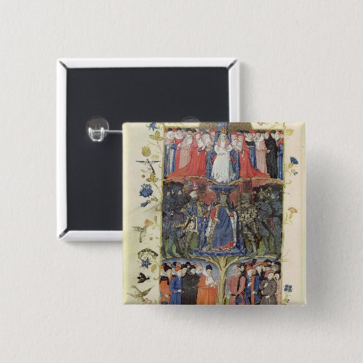 Der Baum von Kämpfen Button (Vorne & Hinten)