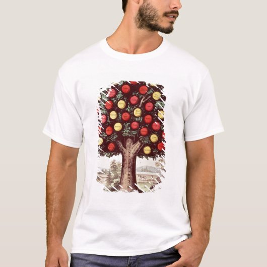Der Baum von Mäßigkeit, 1872 T-Shirt (Vorderseite)