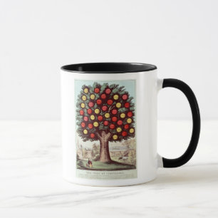 Der Baum von Mäßigkeit, 1872 Tasse