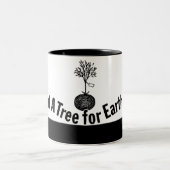Der Baum - Zweifarbige Tasse (Mittel)