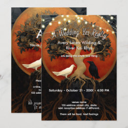 Der Baum zwischen den Welten | Tree of Life R&B Einladung
