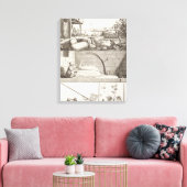 Der Baumwollanbau aus der Enzyklopädie Leinwanddruck (Insitu (Wohnzimmer))