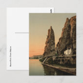 Der Bayard Rock, Dinant Postkarte (Vorne/Hinten)