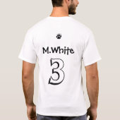 Der Bball des Mädchens T-Shirt (Rückseite)