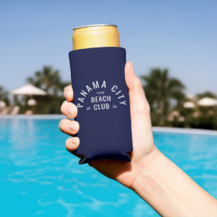 Der Beach Club Deep Blue Personalisiert Destinatio Selters Dosenkühler