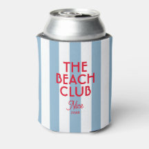 Der Beach Club Französisch Red Blue Cabana Strip