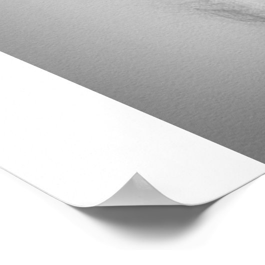 Der Beagle Hund wird mit einem Stift Gezeichnet Poster (Ecke)