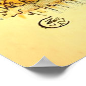 Der beängstigende Löwe Walter Crane ist öffentlich Poster (Ecke)