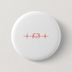 Der Beat geht weiter Herzschlag Herzchirurgie Herz Button