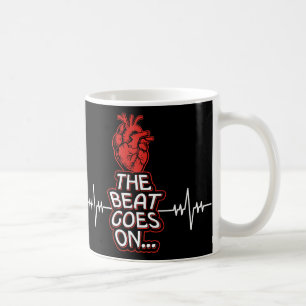 Der Beat wird rot für Herzerkrankungen in Waren Kaffeetasse