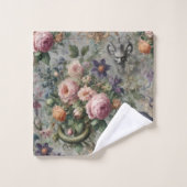 Der bedrohte Lavendel Lycan - Gotisch Viktorianisc Badhandtuch Set (Waschlappen)