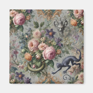 Der bedrohte Lavendel Lycan - Gotische Whimsy-Desi Magnet