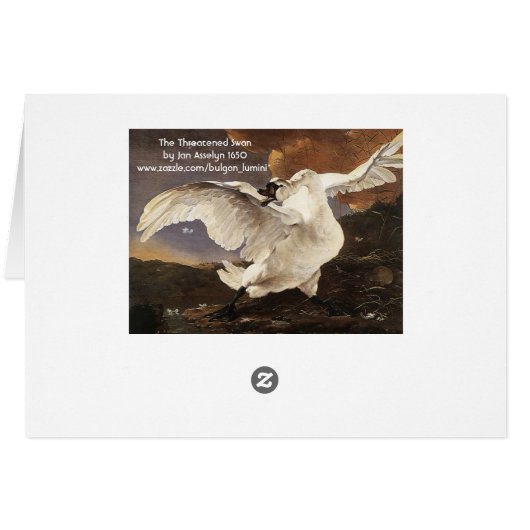 Der bedrohte Schwan (Rückseite Horizontal)