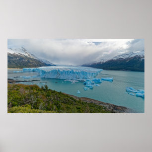 Der beeindruckende Perito-Moreno-Gletscher Poster