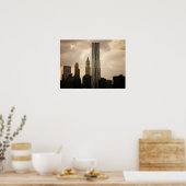 Der Beekman Tower und das Woolworth Gebäude, Mitte Poster (Küche)