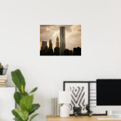 Der Beekman Tower und das Woolworth Gebäude, Mitte Poster (Heimbüro)