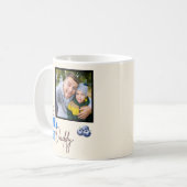Der beere beste Daddy Foto Blaubeeren Kaffeetasse (Vorderseite Links)