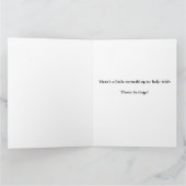 Der Befreier. Neudruck des britischen Kriegsposter Karte (Innenseite)