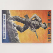 Der Befreier. Neudruck des britischen Kriegsposter Puzzle (Horizontal)