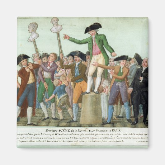 Der Beginn der Französischen Revolution Magnet (Vorne)