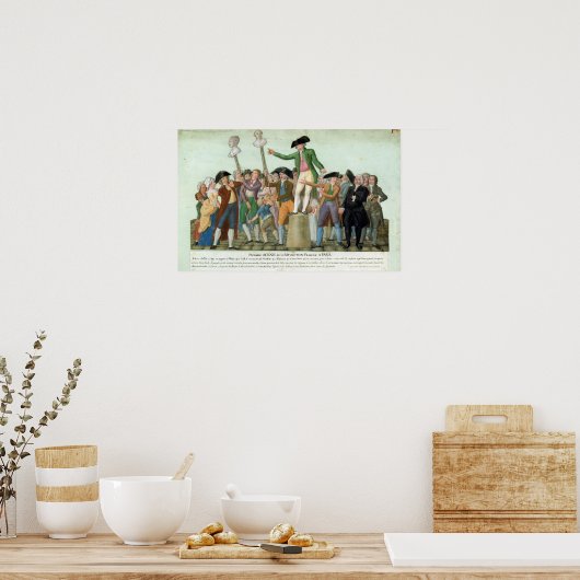 Der Beginn der Französischen Revolution Poster (Küche)