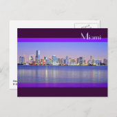 Der Beginn der Magischen Stadt: Miami, Florida Postkarte (Vorne/Hinten)