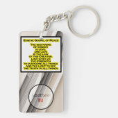 Der Beginn der Weisheit Schlüsselanhänger (Rückseite)