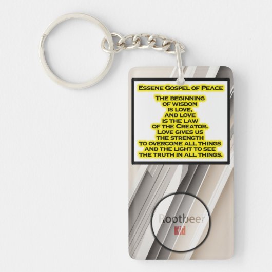 Der Beginn der Weisheit Schlüsselanhänger (Vorderseite)