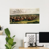Der Beginn des unvergesslichen Derby Poster (Heimbüro)