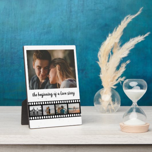 Der Beginn einer Liebe Story 5 Fotos Plaque Fotoplatte (Seite)