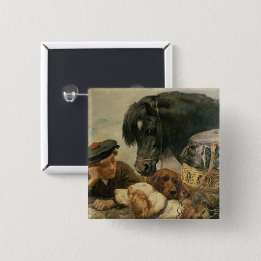 Der Begleiter des Gamekeepers Button (Vorne & Hinten)