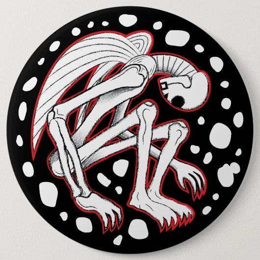 Der begrabene Engel Button (Vorderseite)