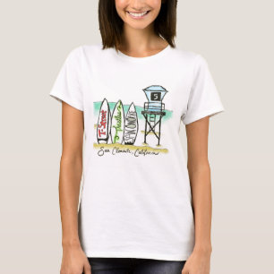 Der Behälter Brandungs-San Clemente-Frauen T-Shirt