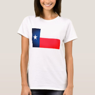 Der Behälter der Texas-Flaggen-Frauen T-Shirt