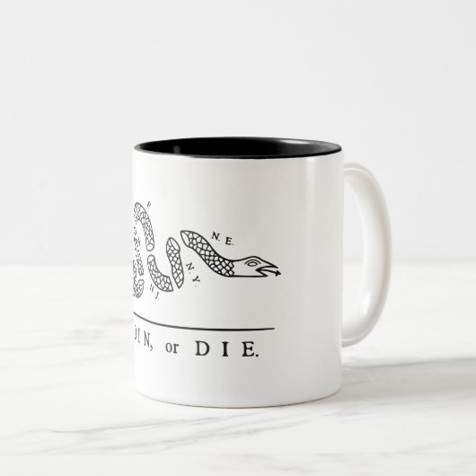 Der Beitritt oder der Die Zweifarbige Tasse (VorderseiteRechts)