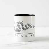 Der Beitritt oder der Die Zweifarbige Tasse (Mittel)